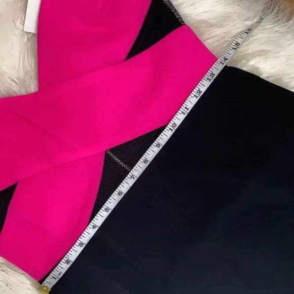 Lucy Paris Women’s Fuchsia and Black Size Small Mini Dress. New With Tags. NWT - Picture 10 of 11